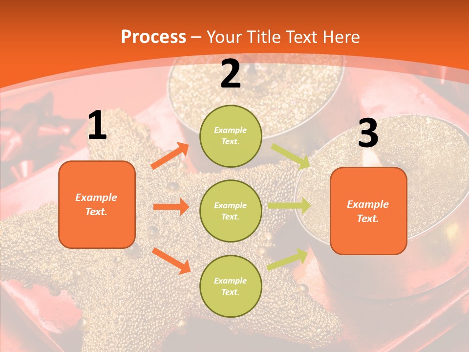 Gold Fire Year PowerPoint Template