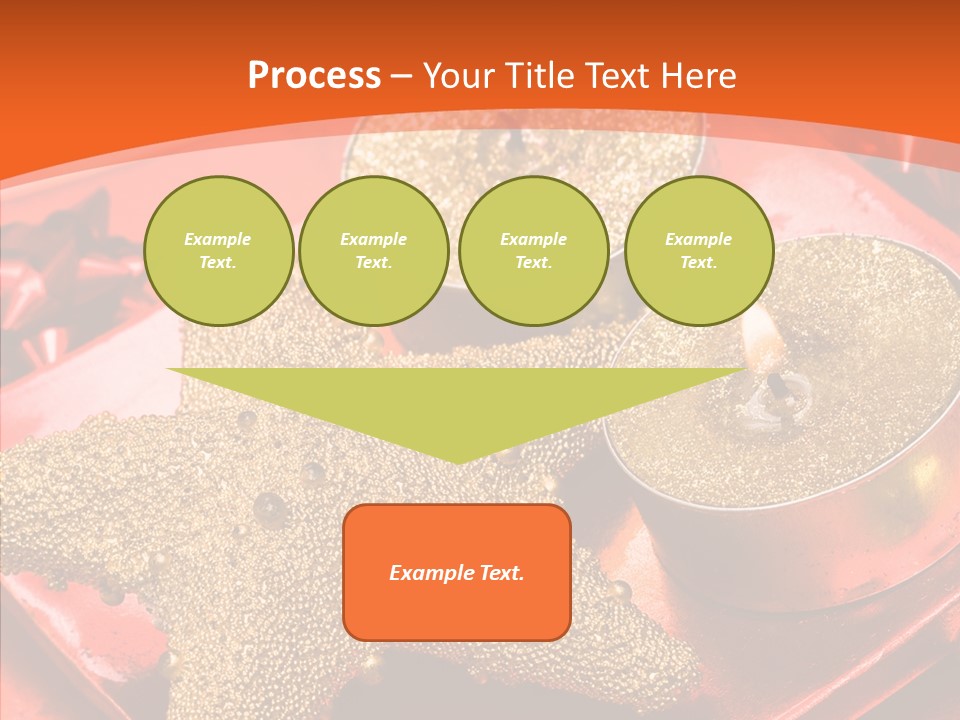 Gold Fire Year PowerPoint Template