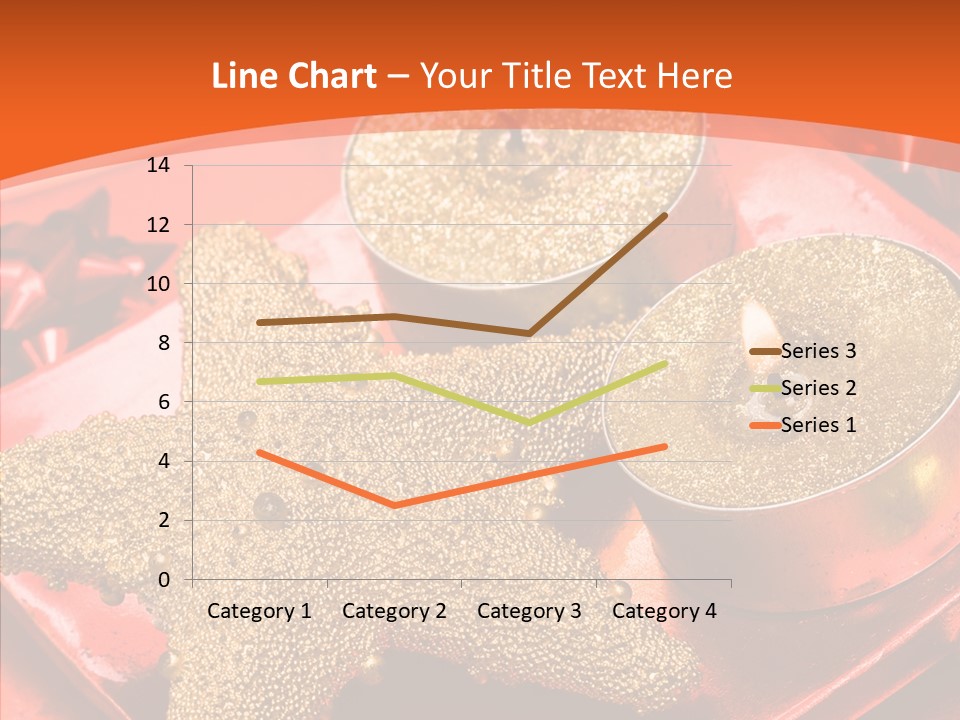 Gold Fire Year PowerPoint Template