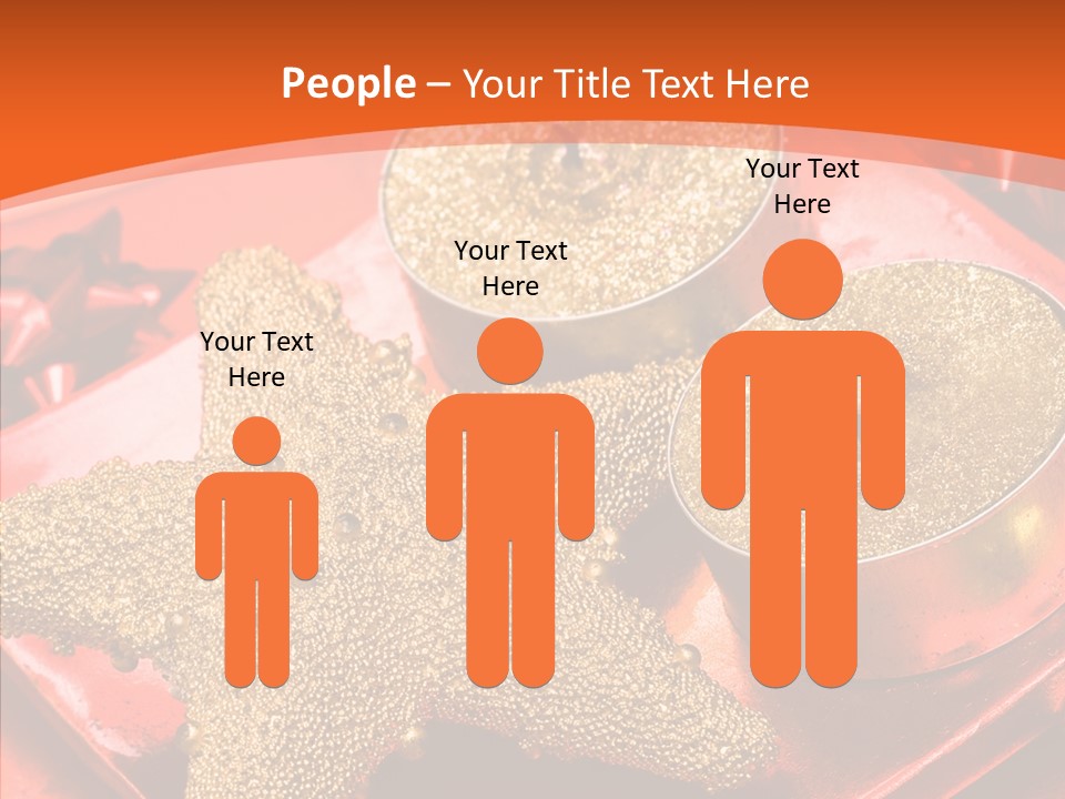 Gold Fire Year PowerPoint Template