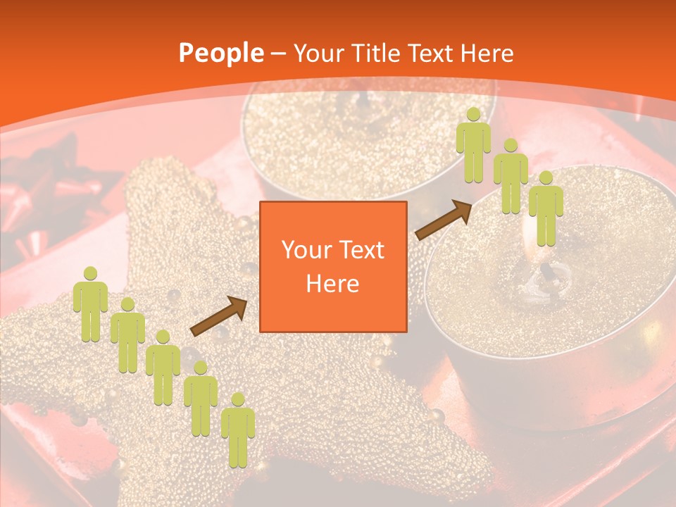 Gold Fire Year PowerPoint Template