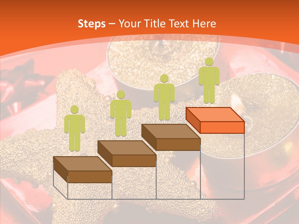 Gold Fire Year PowerPoint Template