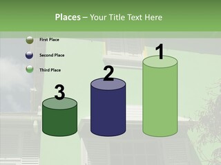 Green Trim Barbados PowerPoint Template