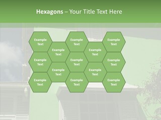 Green Trim Barbados PowerPoint Template