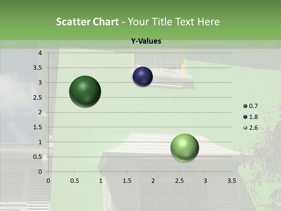 Green Trim Barbados PowerPoint Template