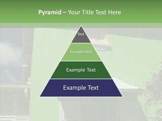 Green Trim Barbados PowerPoint Template