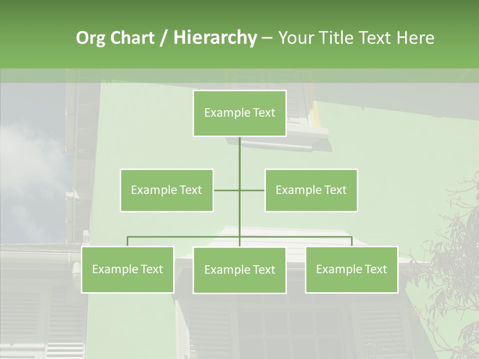 Green Trim Barbados PowerPoint Template