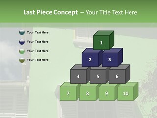 Green Trim Barbados PowerPoint Template
