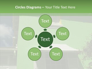 Green Trim Barbados PowerPoint Template