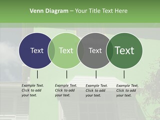 Green Trim Barbados PowerPoint Template