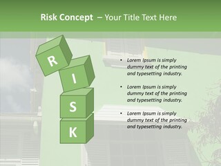 Green Trim Barbados PowerPoint Template