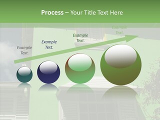 Green Trim Barbados PowerPoint Template