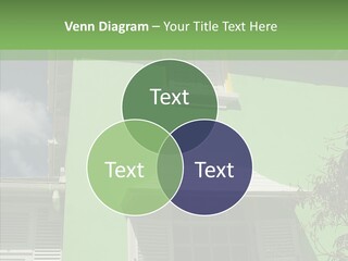 Green Trim Barbados PowerPoint Template