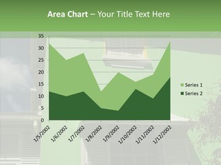 Green Trim Barbados PowerPoint Template