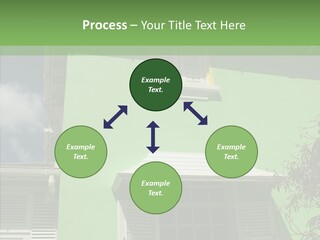 Green Trim Barbados PowerPoint Template