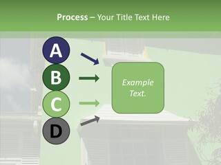 Green Trim Barbados PowerPoint Template