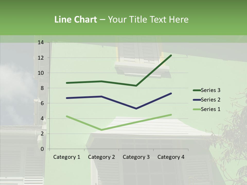 Green Trim Barbados PowerPoint Template
