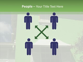 Green Trim Barbados PowerPoint Template