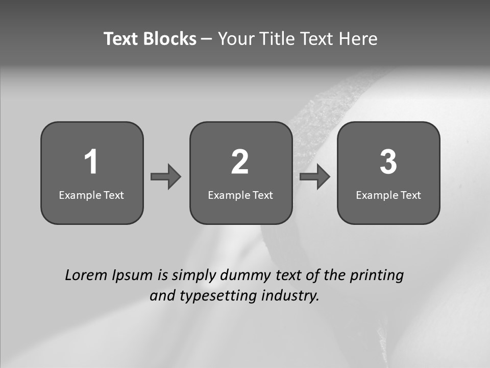 Lingerie Naked Sexy PowerPoint Template