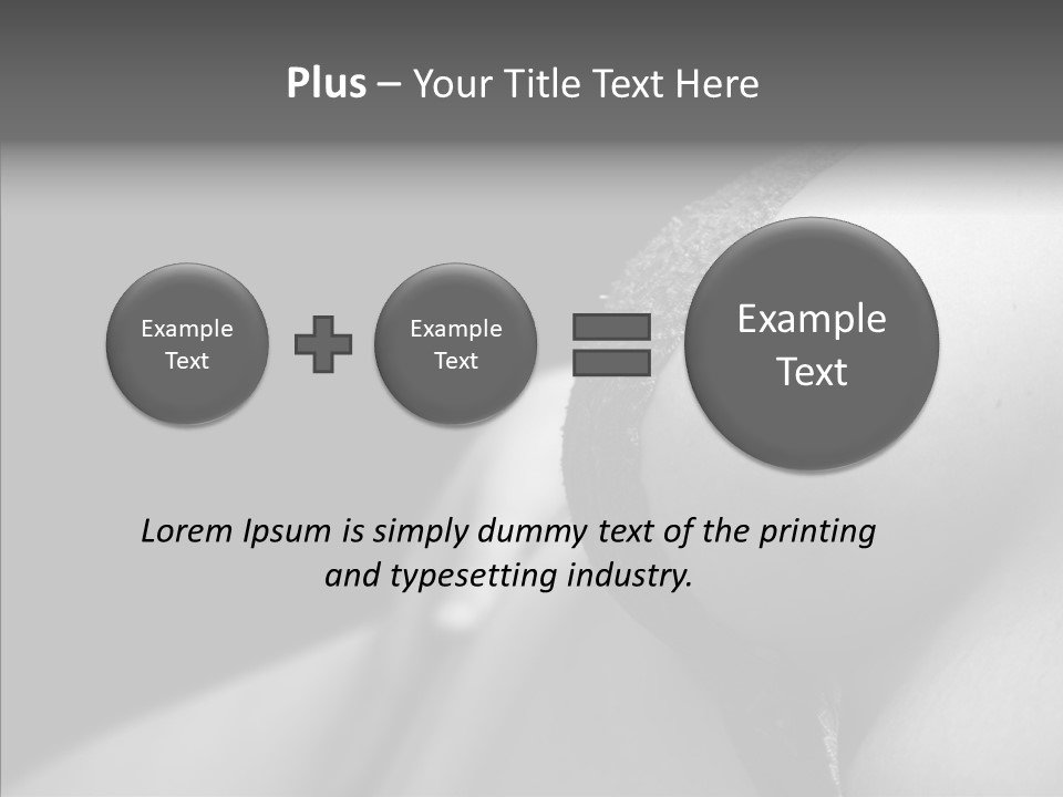 Lingerie Naked Sexy PowerPoint Template