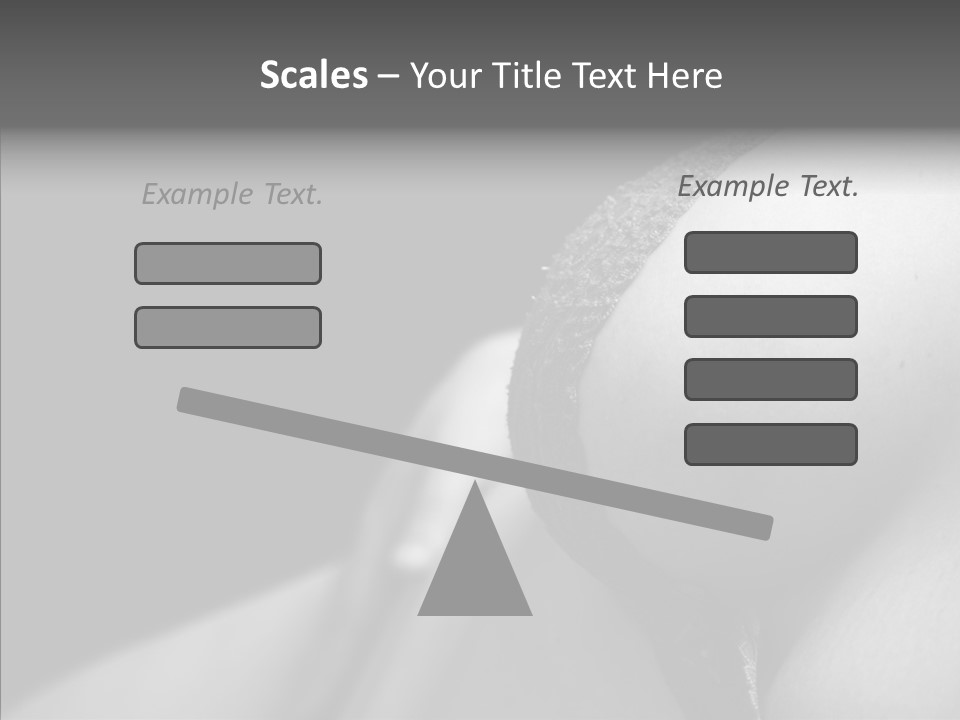 Lingerie Naked Sexy PowerPoint Template