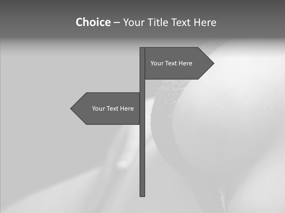 Lingerie Naked Sexy PowerPoint Template