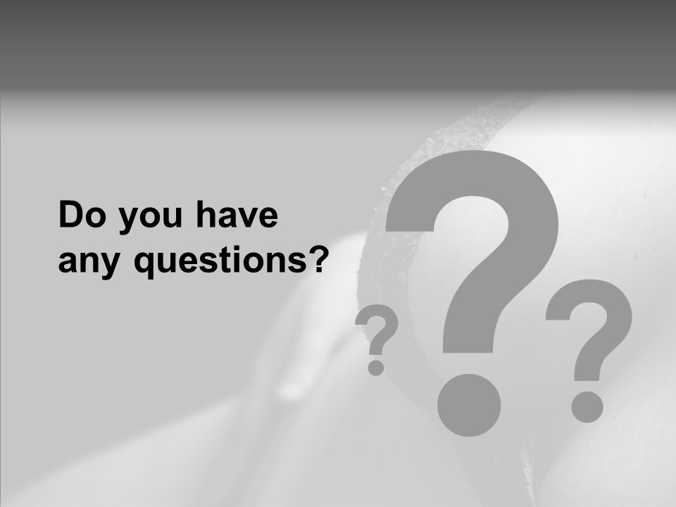 Lingerie Naked Sexy PowerPoint Template