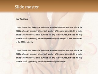 Towel Blossom Botany PowerPoint Template