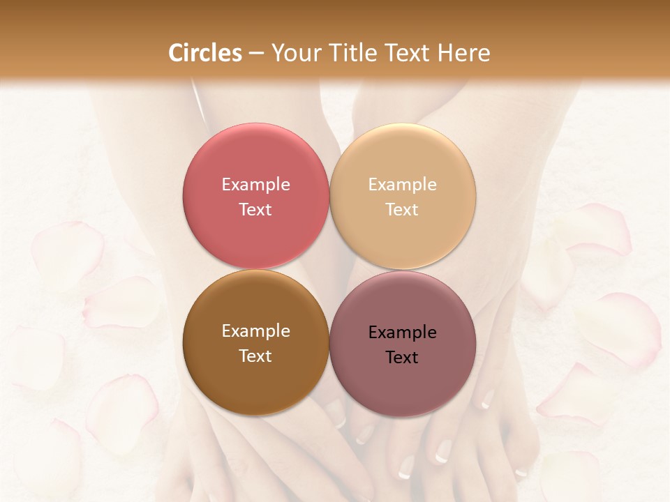 Towel Blossom Botany PowerPoint Template