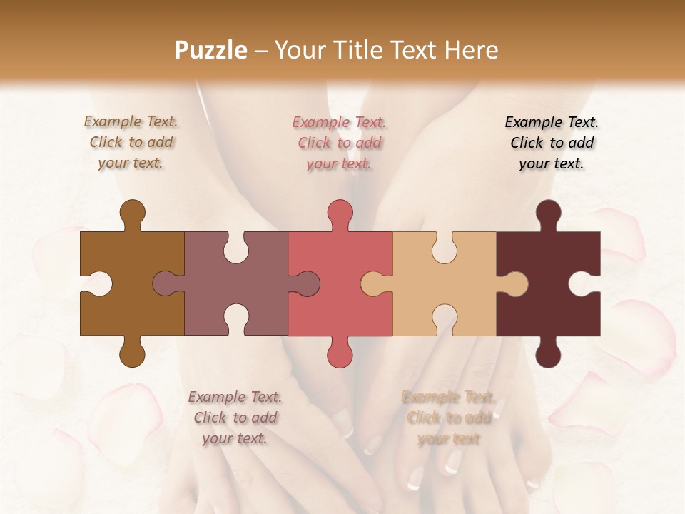 Towel Blossom Botany PowerPoint Template