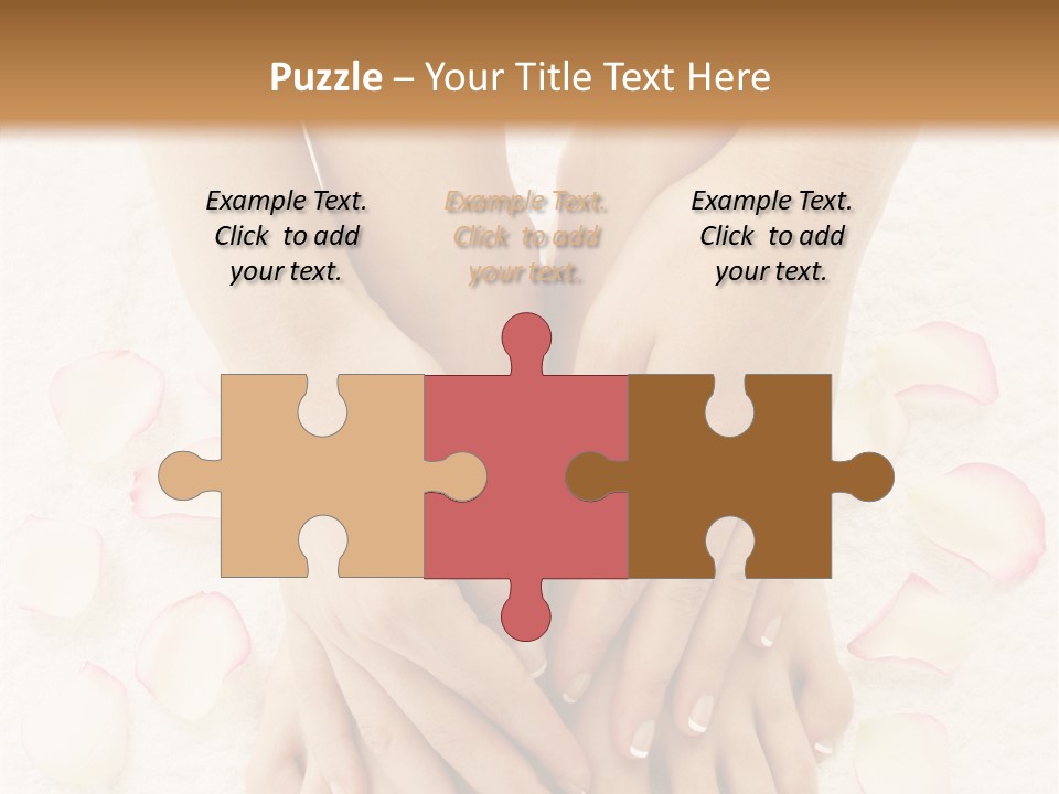 Towel Blossom Botany PowerPoint Template