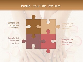 Towel Blossom Botany PowerPoint Template