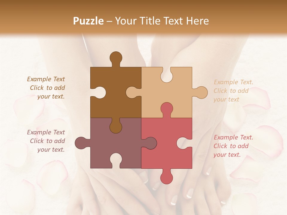 Towel Blossom Botany PowerPoint Template