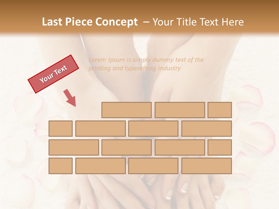Towel Blossom Botany PowerPoint Template