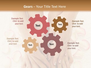 Towel Blossom Botany PowerPoint Template