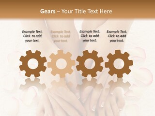 Towel Blossom Botany PowerPoint Template