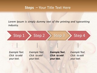 Towel Blossom Botany PowerPoint Template