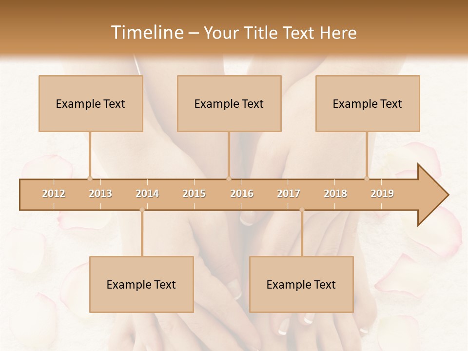 Towel Blossom Botany PowerPoint Template