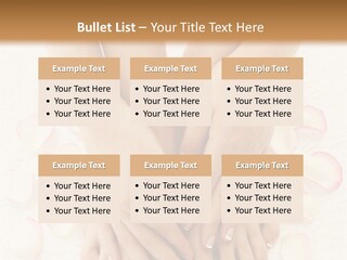 Towel Blossom Botany PowerPoint Template