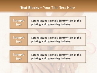 Towel Blossom Botany PowerPoint Template