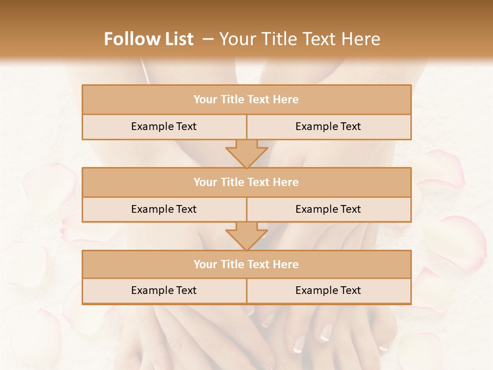 Towel Blossom Botany PowerPoint Template