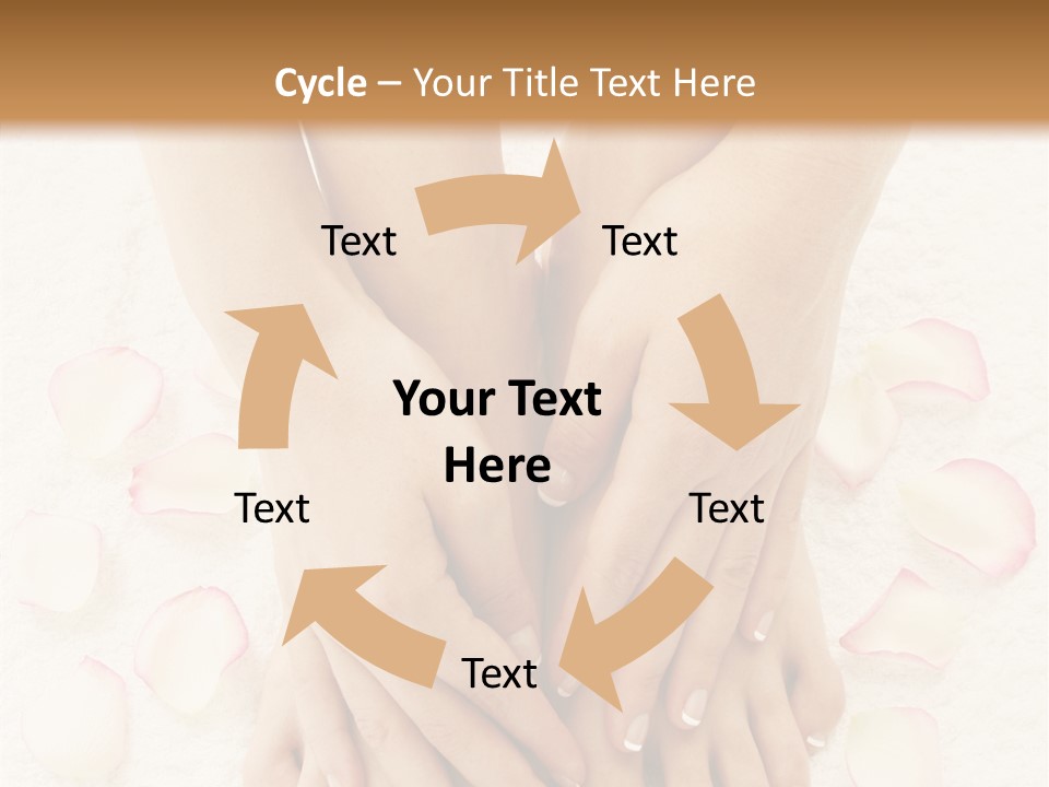 Towel Blossom Botany PowerPoint Template