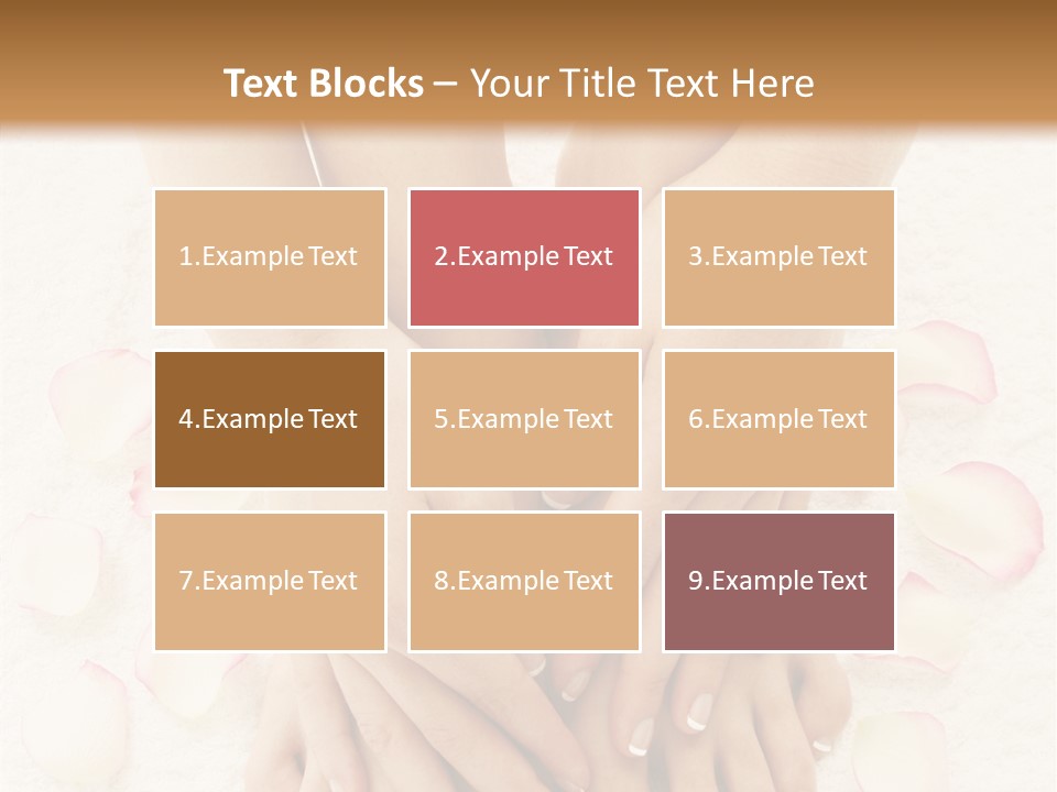 Towel Blossom Botany PowerPoint Template