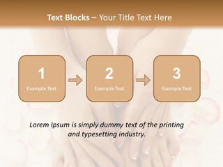 Towel Blossom Botany PowerPoint Template