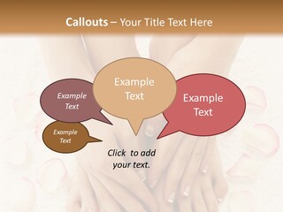 Towel Blossom Botany PowerPoint Template