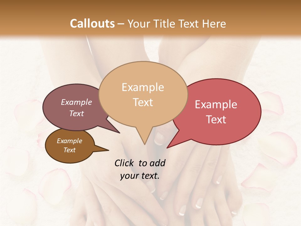 Towel Blossom Botany PowerPoint Template