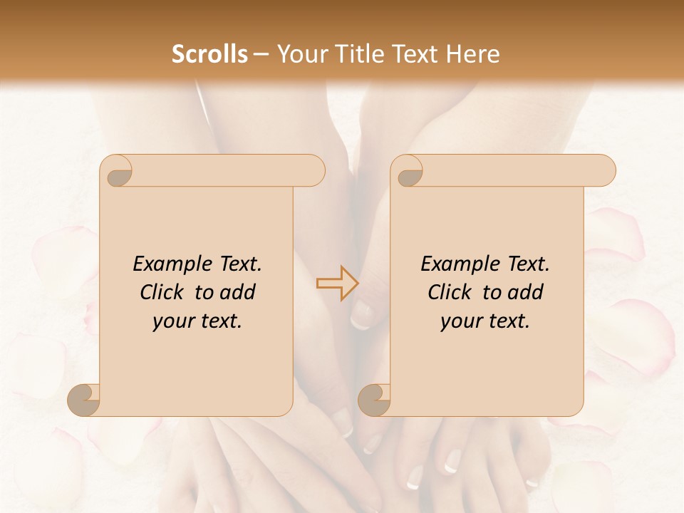 Towel Blossom Botany PowerPoint Template