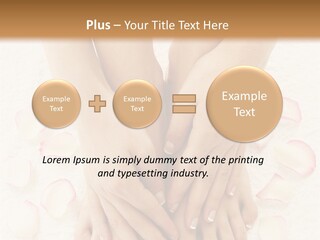 Towel Blossom Botany PowerPoint Template