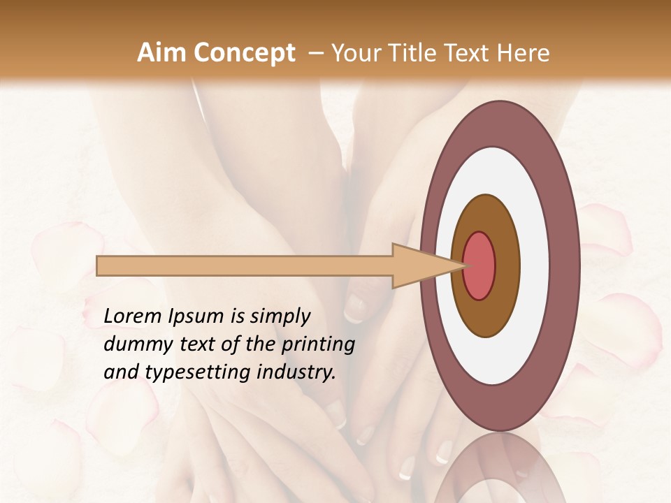 Towel Blossom Botany PowerPoint Template