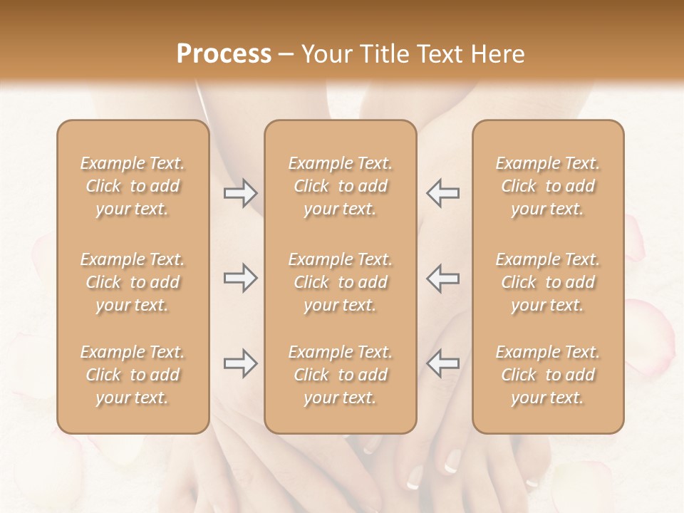 Towel Blossom Botany PowerPoint Template